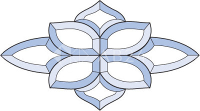 Бевелс AV184 фрамужный (8 элементов) 277 х 153 мм