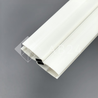 Уплотнитель ПРЕМИУМ магнитный 90°, 180° белый 2.5 м под стекло 8 мм FDPP-512.8