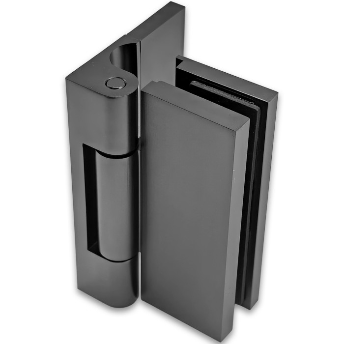 Петля Гера FDP-120 с дефектом, стена-стекло, открывание 90° наружу, латунь/оружейная сталь