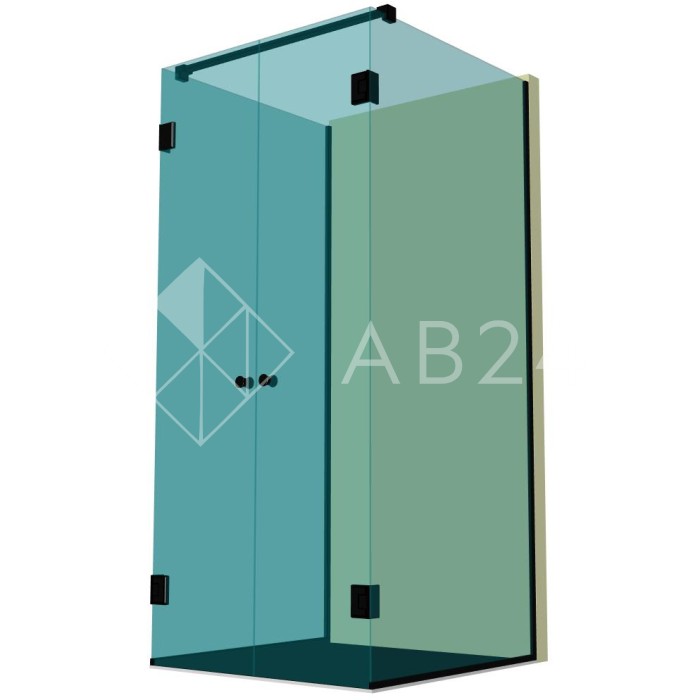 Душевая кабина п-образная DK-402P в опорном профиле