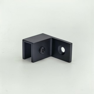 Коннектор верхний FDK-50L стена-стекло Орион 90° левый, латунь/черный