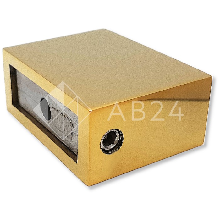 Крепление FDC-30 трубы 30х10 к стене, нержавейка/золото