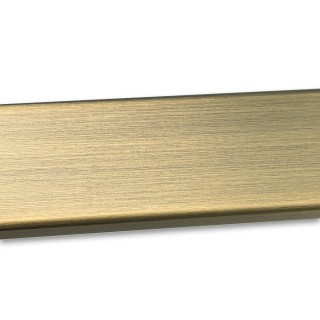 Труба FDT-352, 30х10х1.5 мм 2 м, нержавейка/бронза