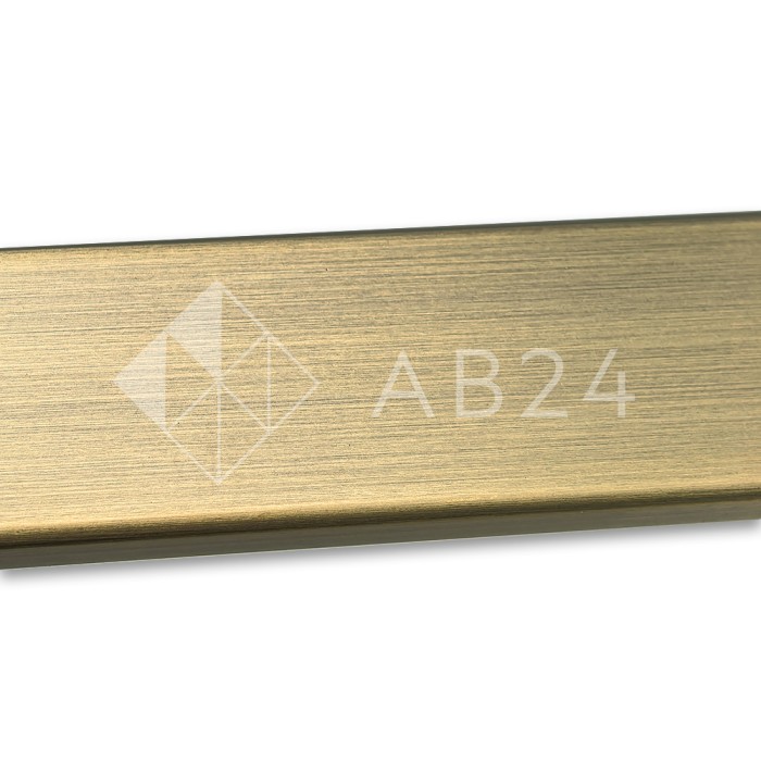 Труба FDT-352, 30х10х1.5 мм 2 м, нержавейка/бронза