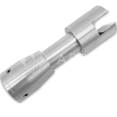 Стойка FOS-06 для перегородок без сверления, нержавейка/матовый