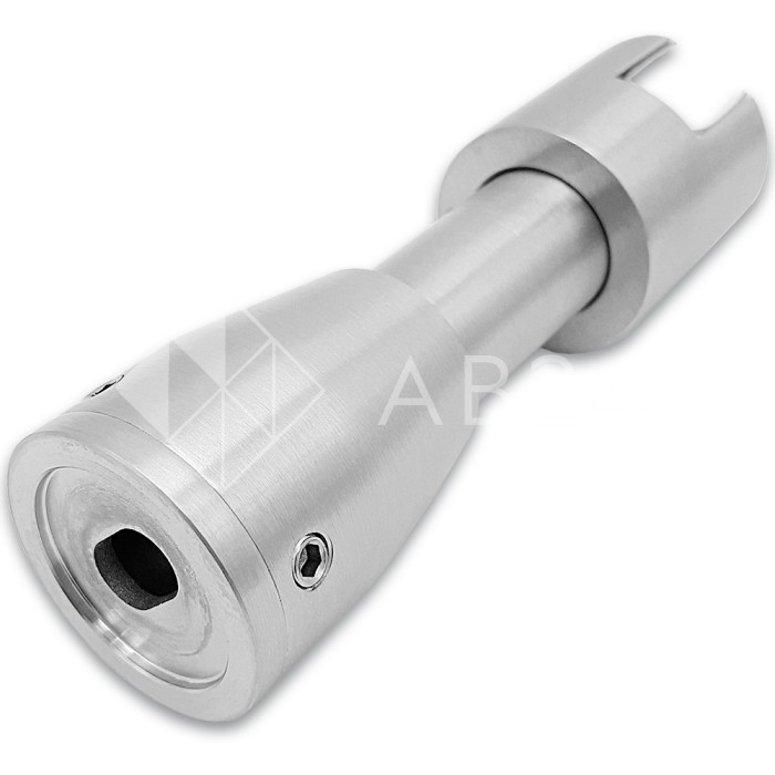 Стойка FOS-06 для перегородок без сверления, нержавейка/матовый