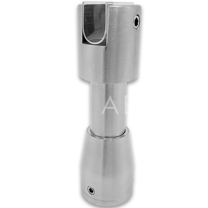 Стойка FOS-06 для перегородок без сверления, нержавейка/матовый