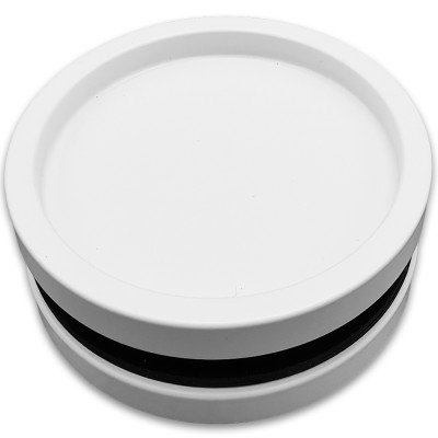 Ручка купе FDR-13, нержавейка/белый