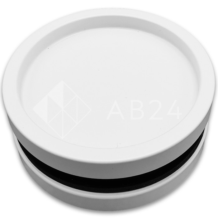 Ручка купе FDR-13, нержавейка/белый