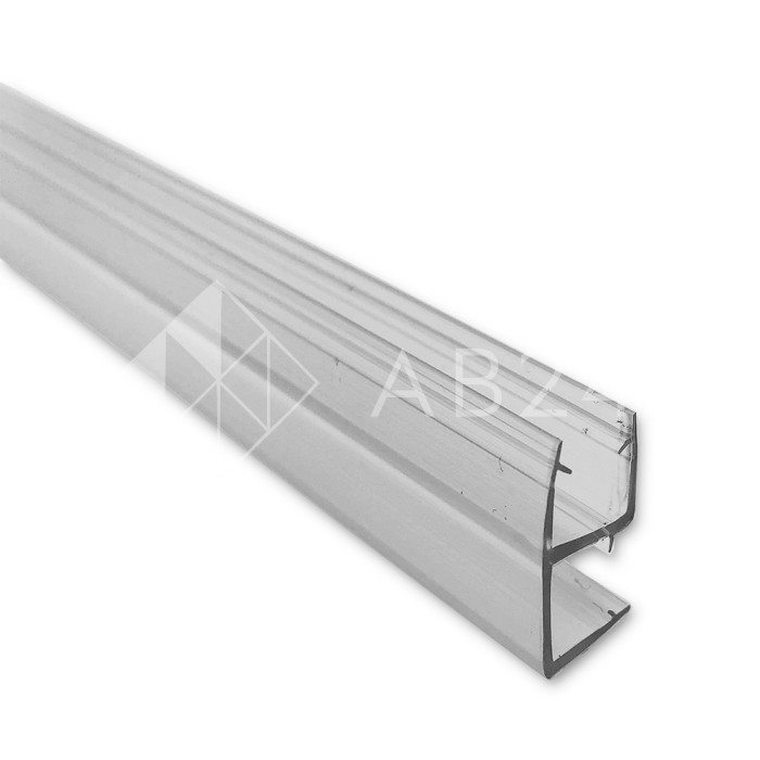 Уплотнитель угловой 90° для стекла 8 мм прозрачный 2.5 м под стекло 8 мм FDPP-119.8