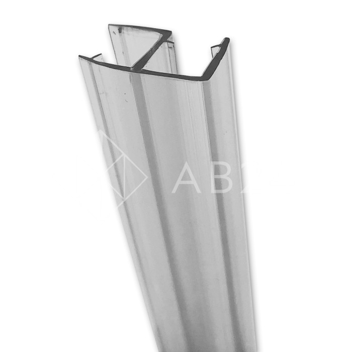 Уплотнитель угловой 90° для стекла 8 мм прозрачный 2.5 м под стекло 8 мм FDPP-119.8