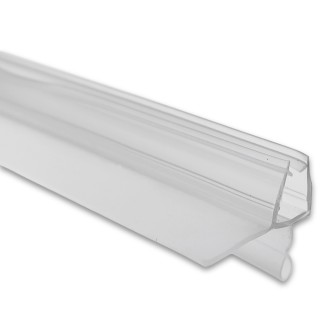 Уплотнитель нижний с каплей Прозрачный 2.2 м FDPP-400.8