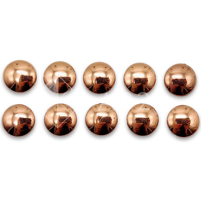 Комплект декоративных заглушек FDA-95 на винты-10шт, ПВХ/розовое золото