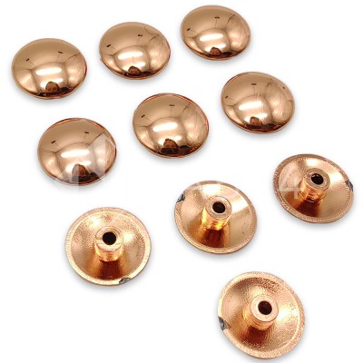 Комплект декоративных заглушек FDA-95 на винты-10шт, ПВХ/розовое золото