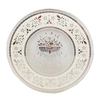 Декор стекла серебро 100 мм D61