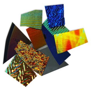 Дихроичное стекло для фьюзинга Wissmach Dichroic 96 COE черная подложка, набор 226 г