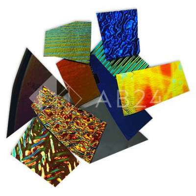 Дихроичное стекло для фьюзинга Wissmach Dichroic 96 COE черная подложка, набор 226 г