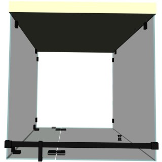 Душевая кабина п-образная DK-403К на коннекторах