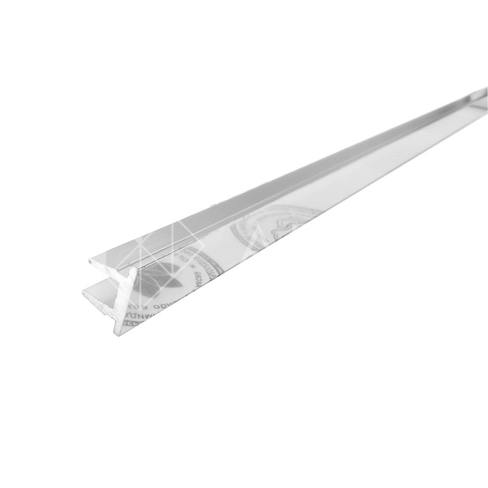 Заглушка верхняя FDPA-500.3, 19х13х2мм, 3 м, для п-образного профиля, алюминий/полированный