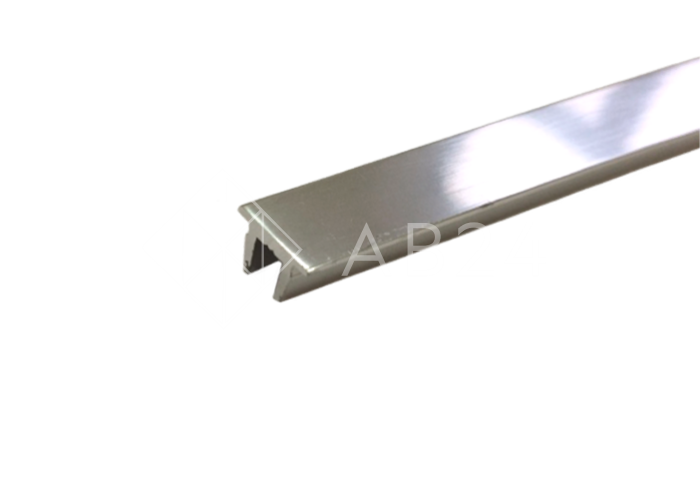 Заглушка верхняя FDPA-500.3, 19х13х2мм, 3 м, для п-образного профиля, алюминий/полированный