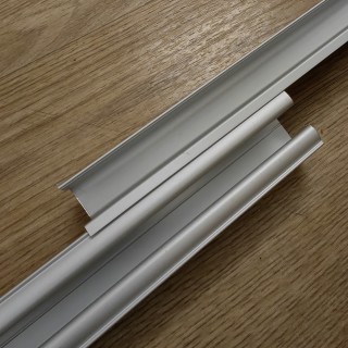 Трек FDS-151.3 для раздвижной системы FDS-15/FDS-20.21/FDS-20.31 длина 3 м, алюминий/анодированный