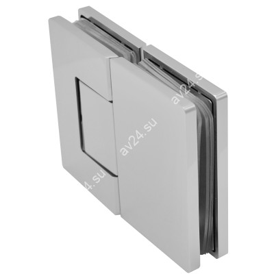 Петля Афина FDP-132 стекло-стекло 180°, латунь/матовый