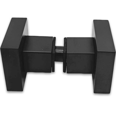 Ручка кноб FDR-31 квадратная, латунь/черный