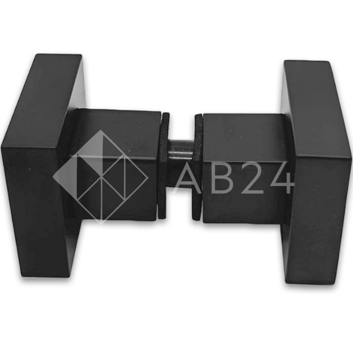 Ручка кноб FDR-31 квадратная, латунь/черный