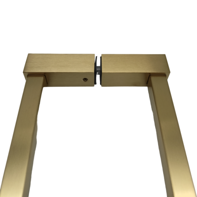 Ручка полотенцесушитель FDR-83 регулируемая, нержавейка/брашированное золото