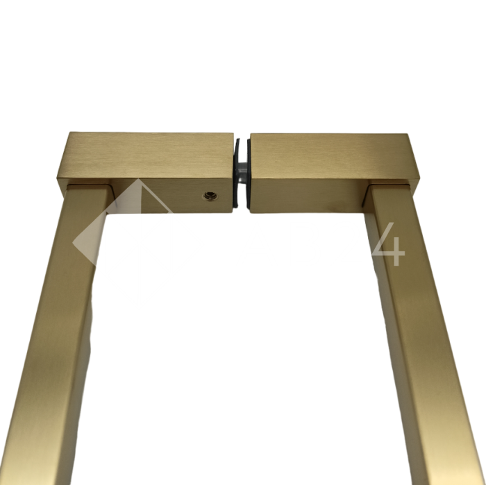 Ручка полотенцесушитель FDR-83 регулируемая, нержавейка/брашированное золото