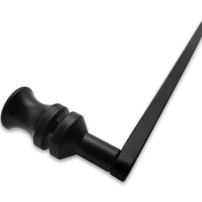 Ручка скоба FDR-708, 15х10х1000х1.0 мм, нержавейка/черный