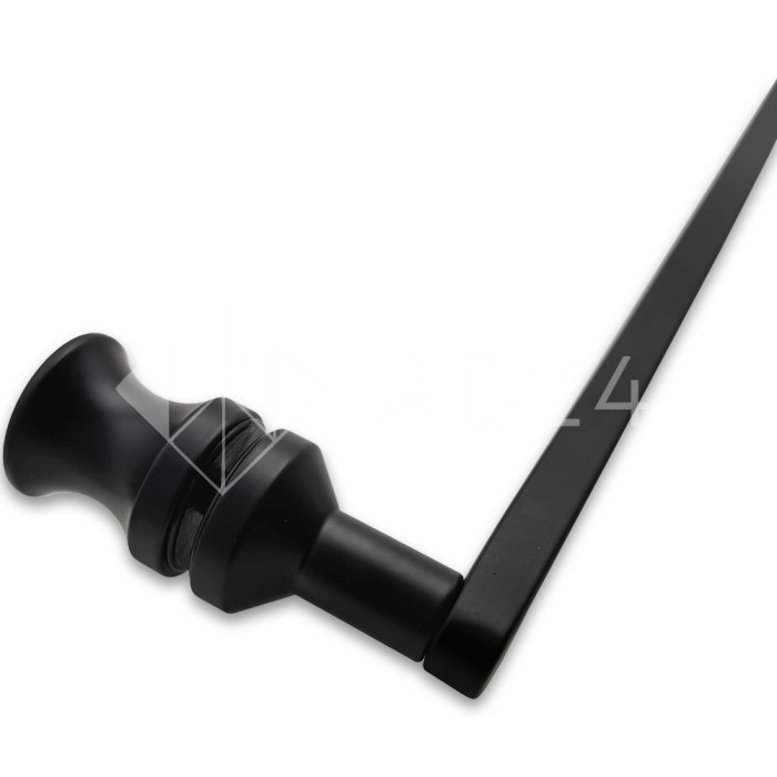 Ручка скоба FDR-708, 15х10х1000х1.0 мм, нержавейка/черный