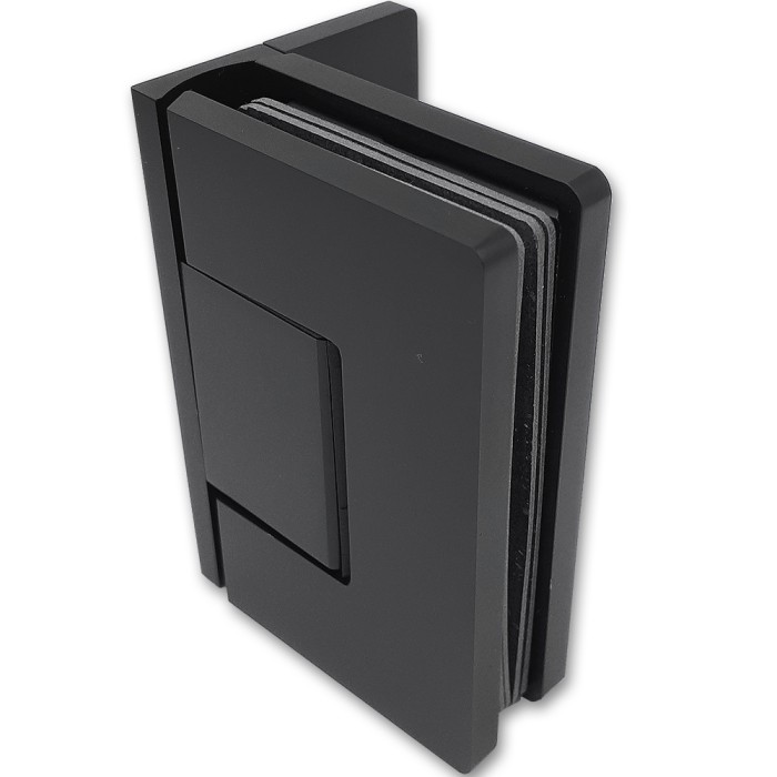 Петля Афина FDP-130-DEF с дефектом стена-стекло с бок.креплением, латунь/черный