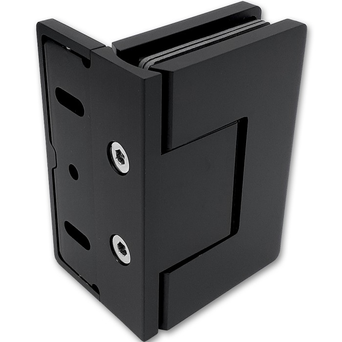 Петля Афина FDP-130-DEF с дефектом стена-стекло с бок.креплением, латунь/черный