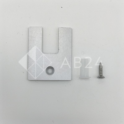 Заглушка торцевая FKP-402 для зажимного профиля, алюминий/анодированный