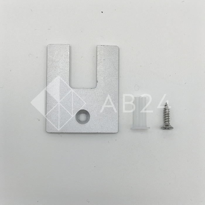 Заглушка торцевая FKP-402 для зажимного профиля, алюминий/анодированный