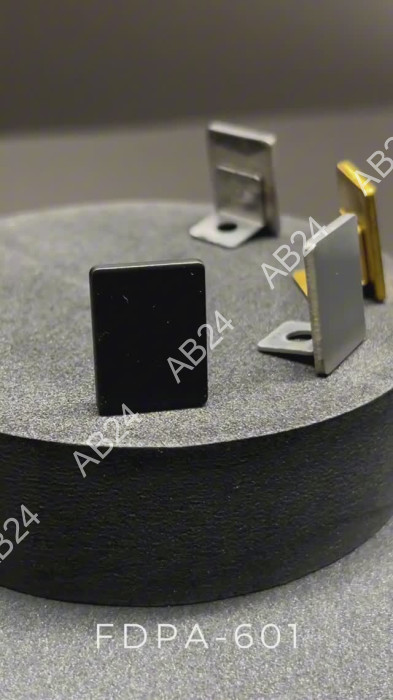 Заглушка торцевая FDPA-601 для опорного профиля 19х15х2, нержавейка/золото