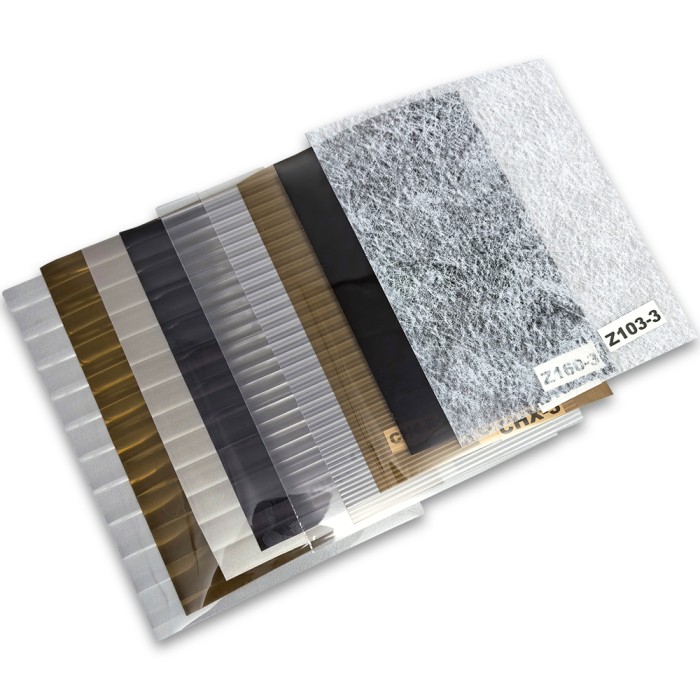 Набор образцов декоративной плёнки, 9 штук