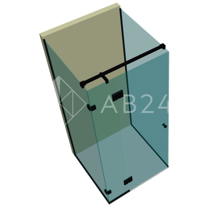 Душевая кабина п-образная DK-403P в опорном профиле