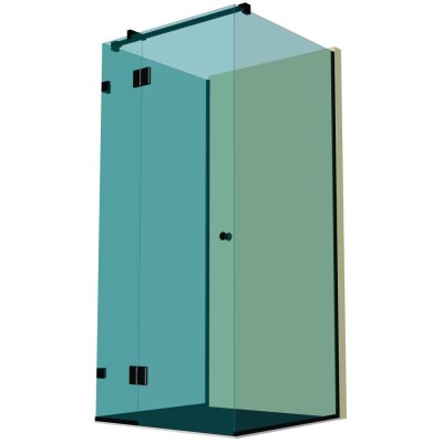 Душевая кабина п-образная DK-403P в опорном профиле