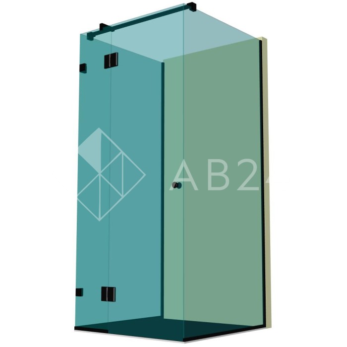 Душевая кабина п-образная DK-403P в опорном профиле