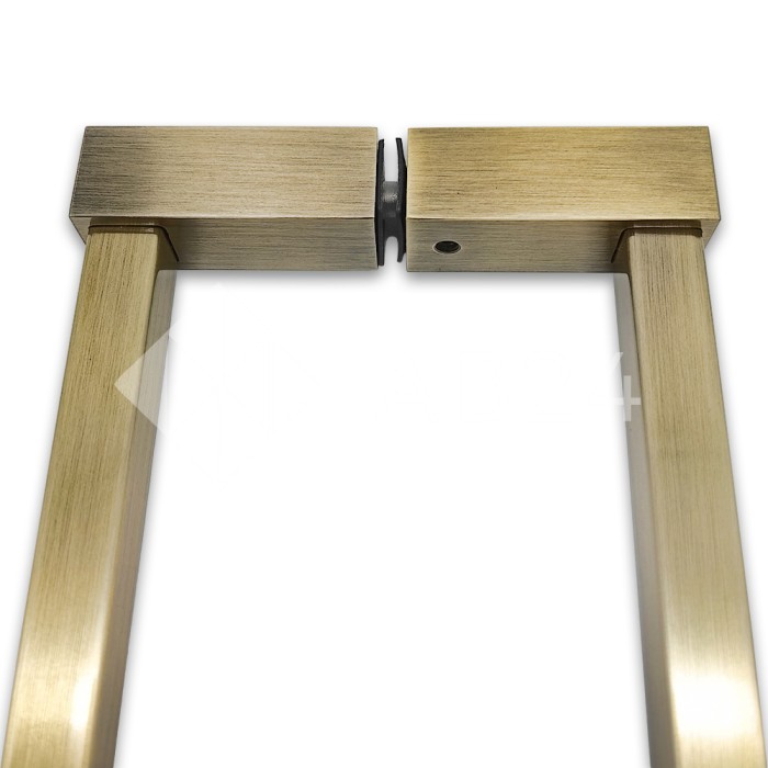 Ручка полотенцесушитель FDR-83 регулируемая, нержавейка/бронза