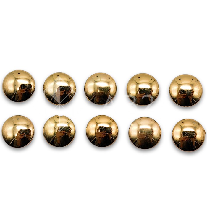 Комплект декоративных заглушек FDA-95 на винты-10шт, ПВХ/золото