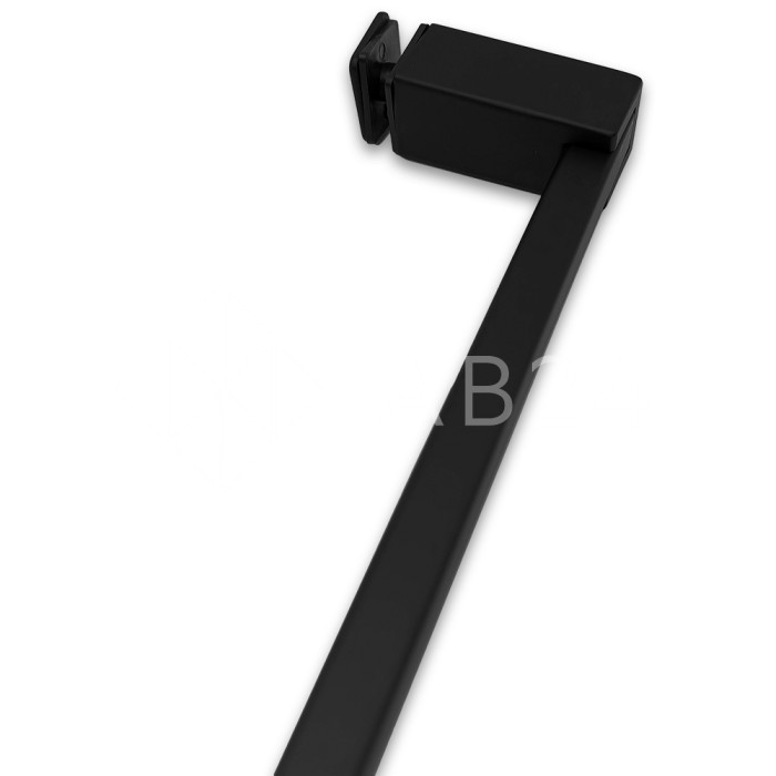 Ручка скоба FDR-709, 15х10х1000х1.0 мм, нержавейка/черный