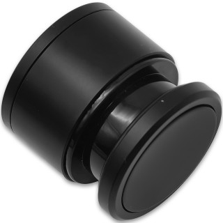 Точечное крепление FKK-32 с крышкой 19-26 мм без зенковки, O35 мм регулируемое для стекла 10-12 мм, нержавейка/черный