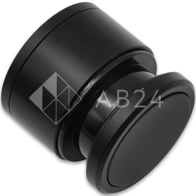 Точечное крепление FKK-32 с крышкой 19-26 мм без зенковки, O35 мм регулируемое для стекла 10-12 мм, нержавейка/черный