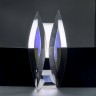 Бевелс AV305 дихроичный (3 элемента) 43 х 394 мм синяя шиншилла