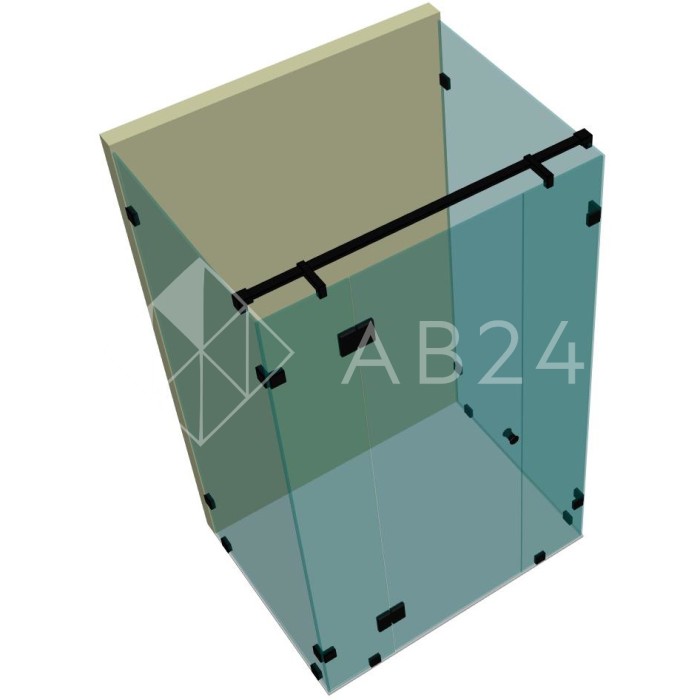 Душевая кабина п-образная DK-404К на коннекторах