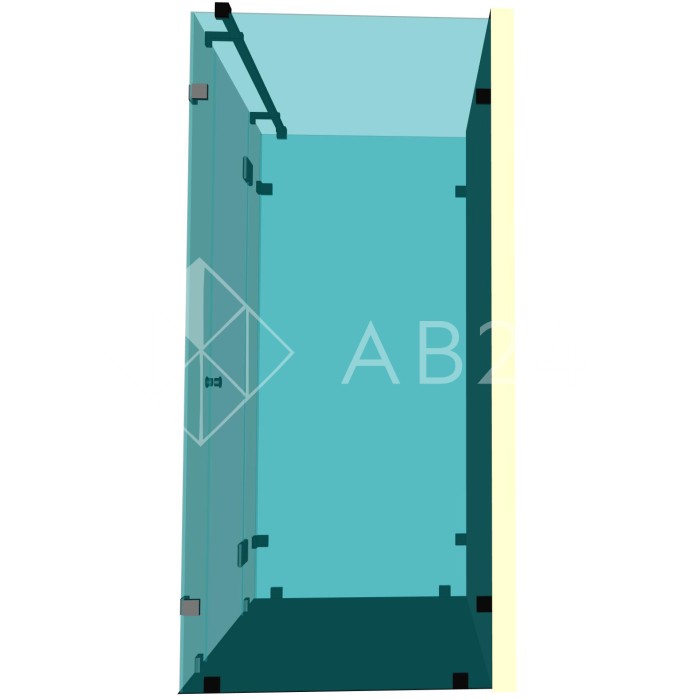 Душевая кабина п-образная DK-404К на коннекторах