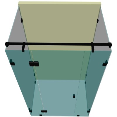 Душевая кабина п-образная DK-404К на коннекторах